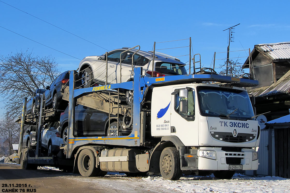 Санкт-Петербург, № В 248 НТ 98 — Renault Premium ('2006)