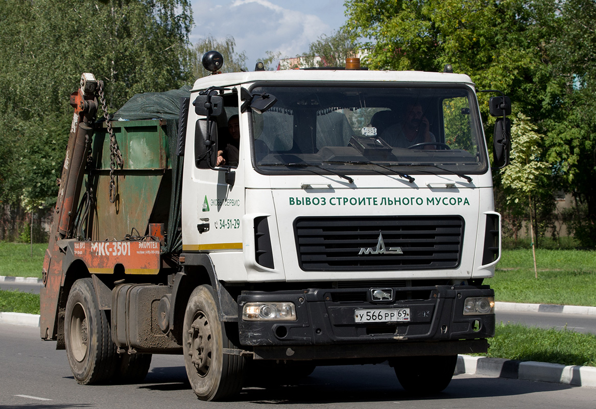 Тверская область, № У 566 РР 69 — МАЗ-5550B2