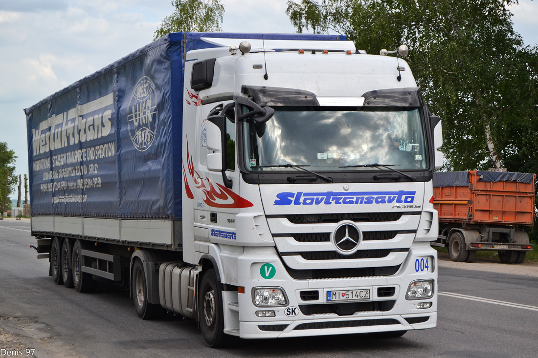 Словакия, № 004 — Mercedes-Benz Actros ('2009) 1844