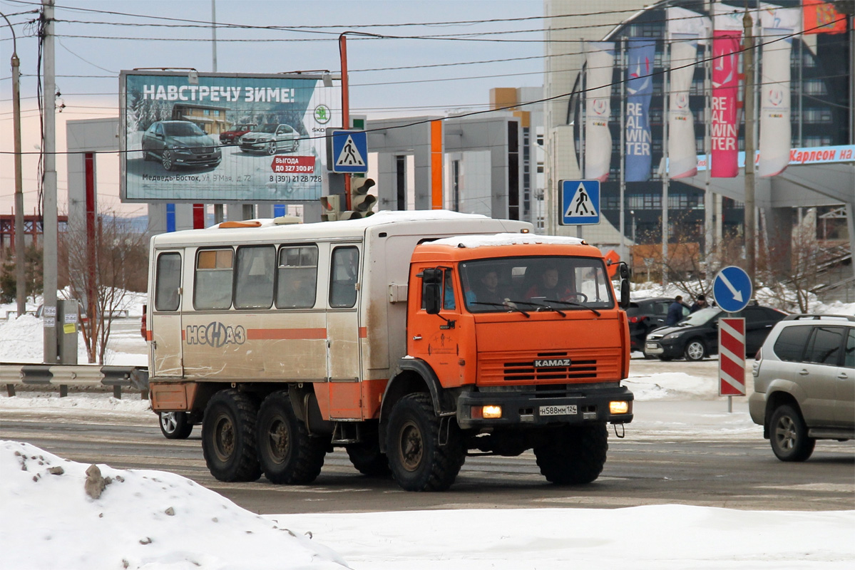 Красноярский край, № Н 588 ММ 124 — КамАЗ-43114-15 [43114R]