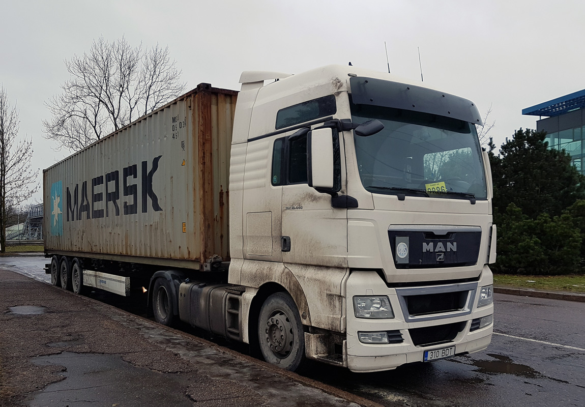 Эстония, № 310 BDT — MAN TGX ('2007) 18.440