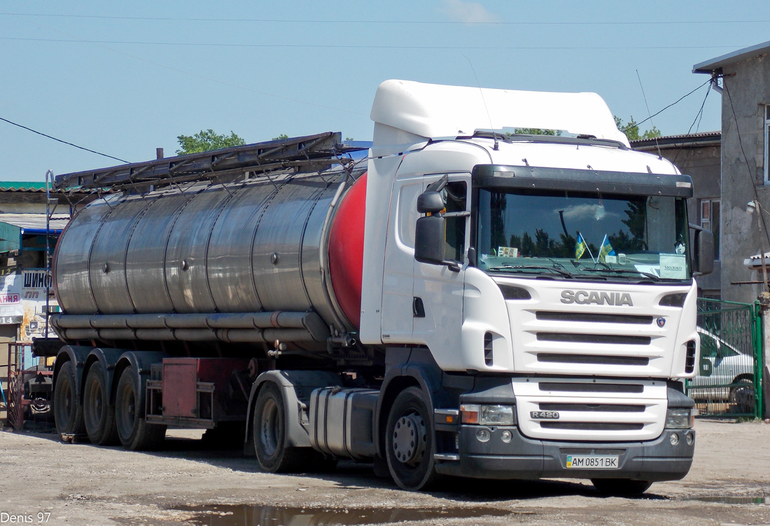 Житомирская область, № АМ 0851 ВК — Scania ('2004) R420