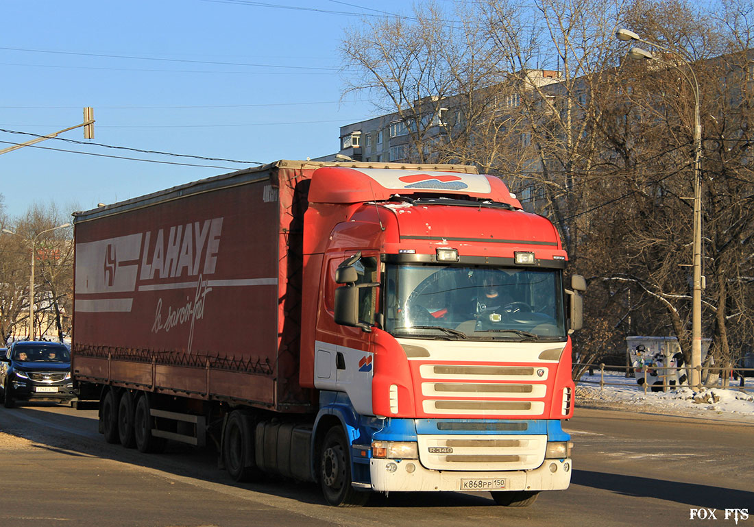 Московская область, № К 868 РР 150 — Scania ('2004) R340