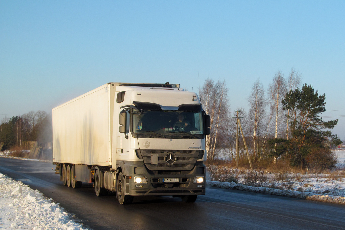 Литва, № HAS 586 — Mercedes-Benz Actros ('2009) 1844