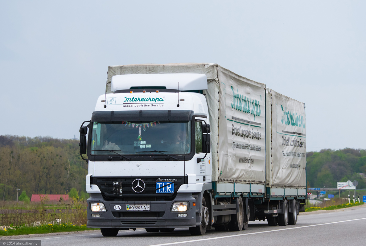 Закарпатская область, № АО 3326 АІ — Mercedes-Benz Actros ('2003) 2541