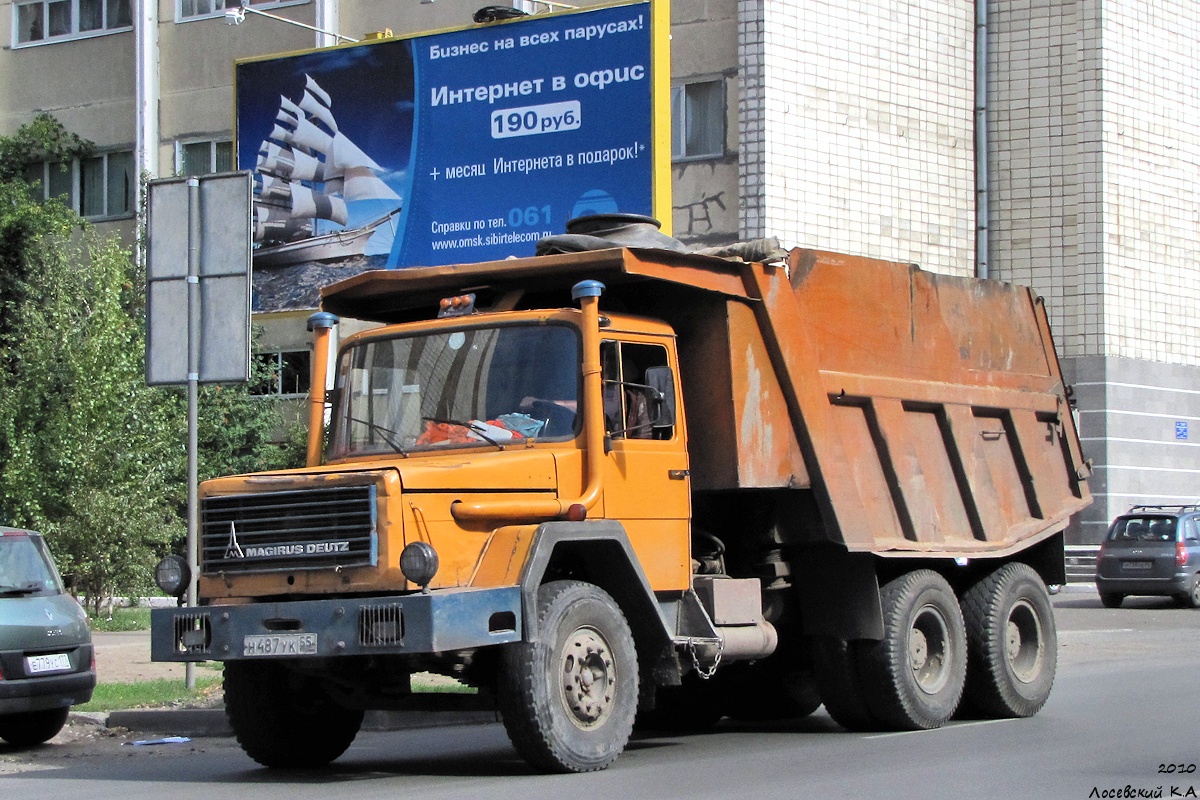 Омская область, № Н 487 УК 55 — Magirus-Deutz 290D26K