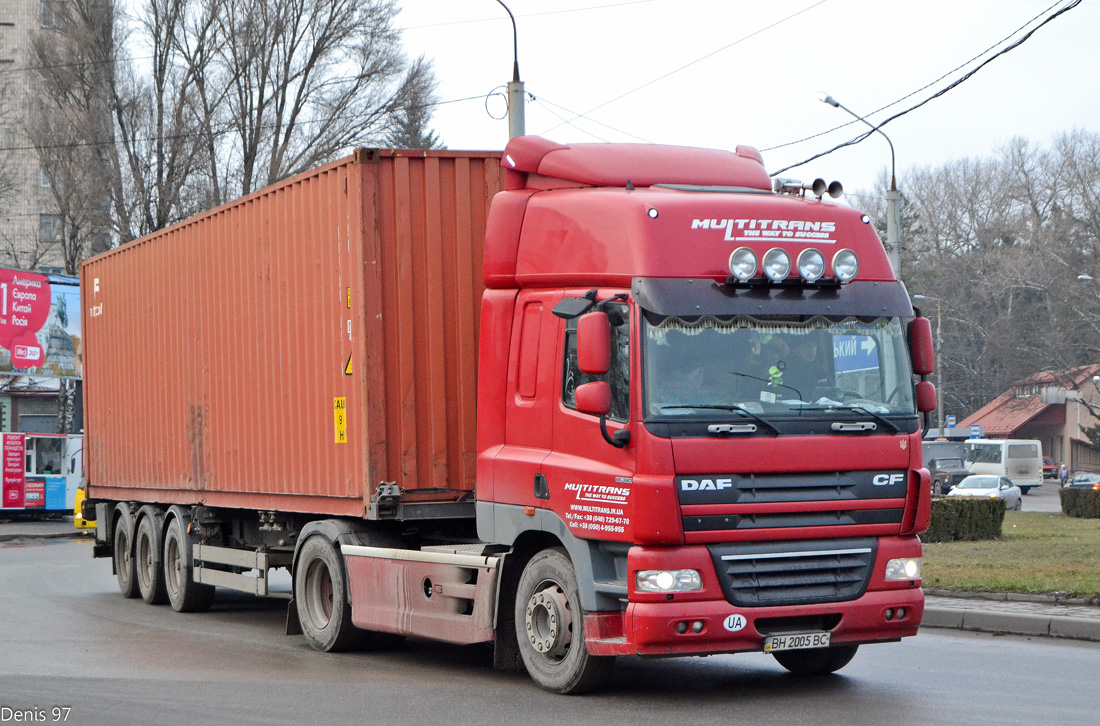 Одесская область, № ВН 2005 ВС — DAF CF85 FT