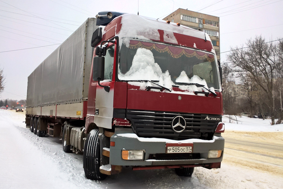 Орловская область, № Р 505 ОС 57 — Mercedes-Benz Actros ('1997) 1840