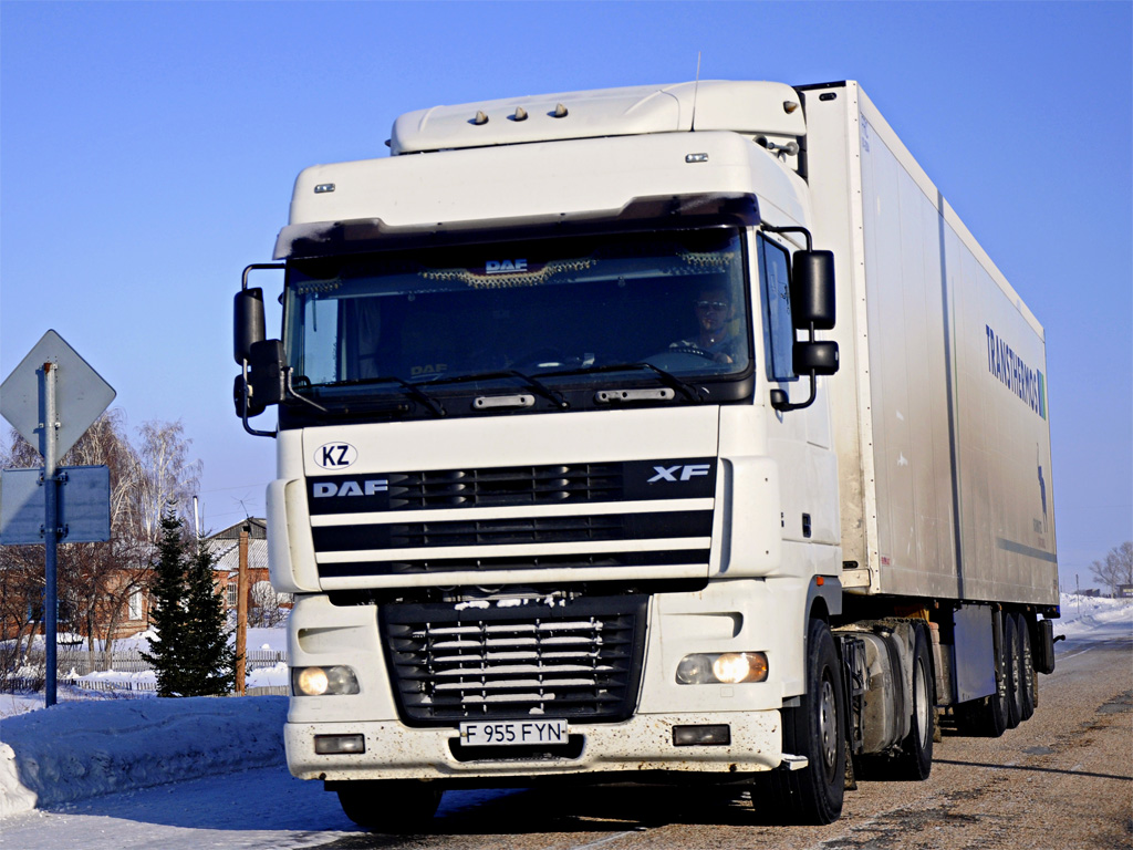 Восточно-Казахстанская область, № F 955 FYN — DAF XF95 FT