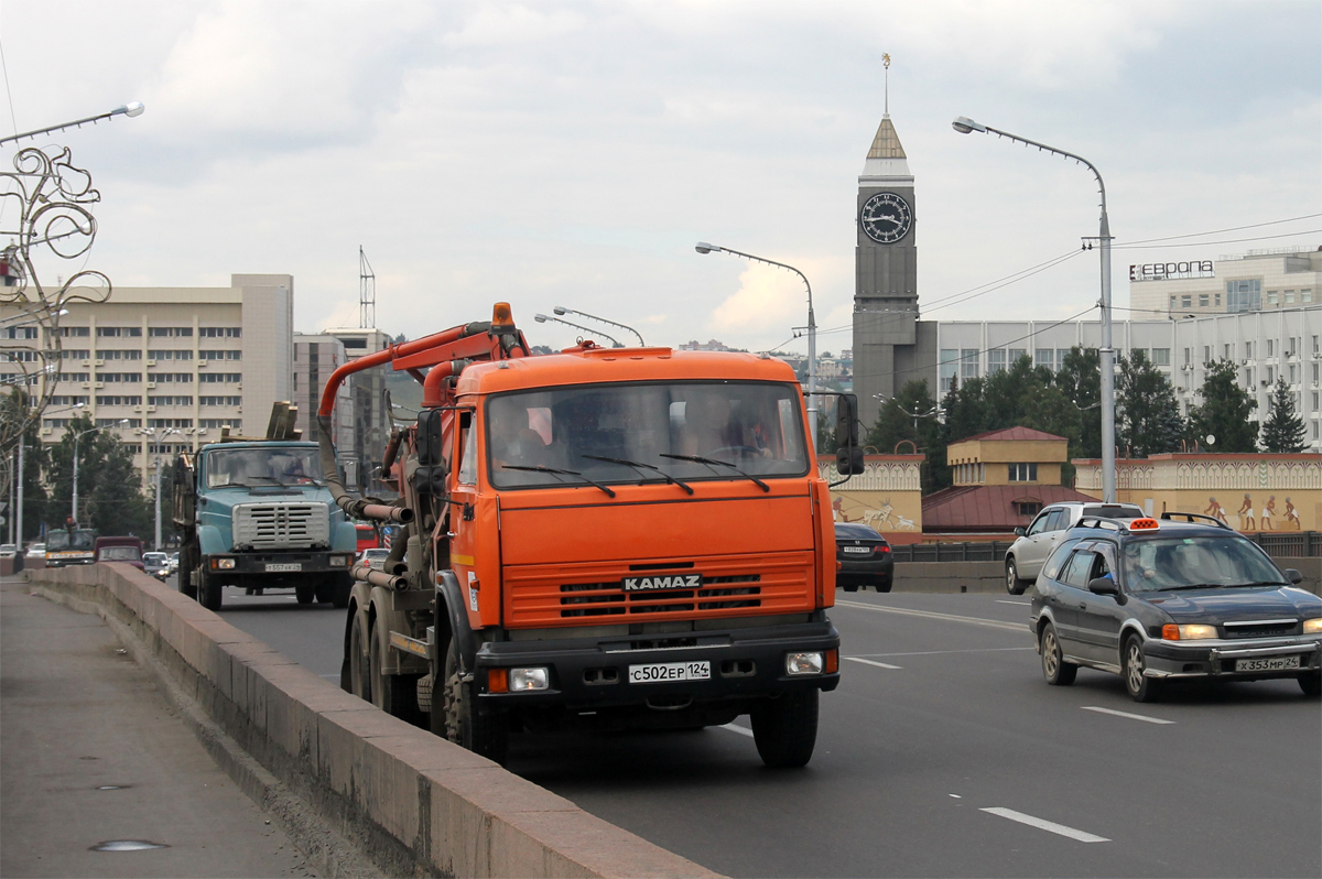 Красноярский край, № С 502 ЕР 124 — КамАЗ-65115-62