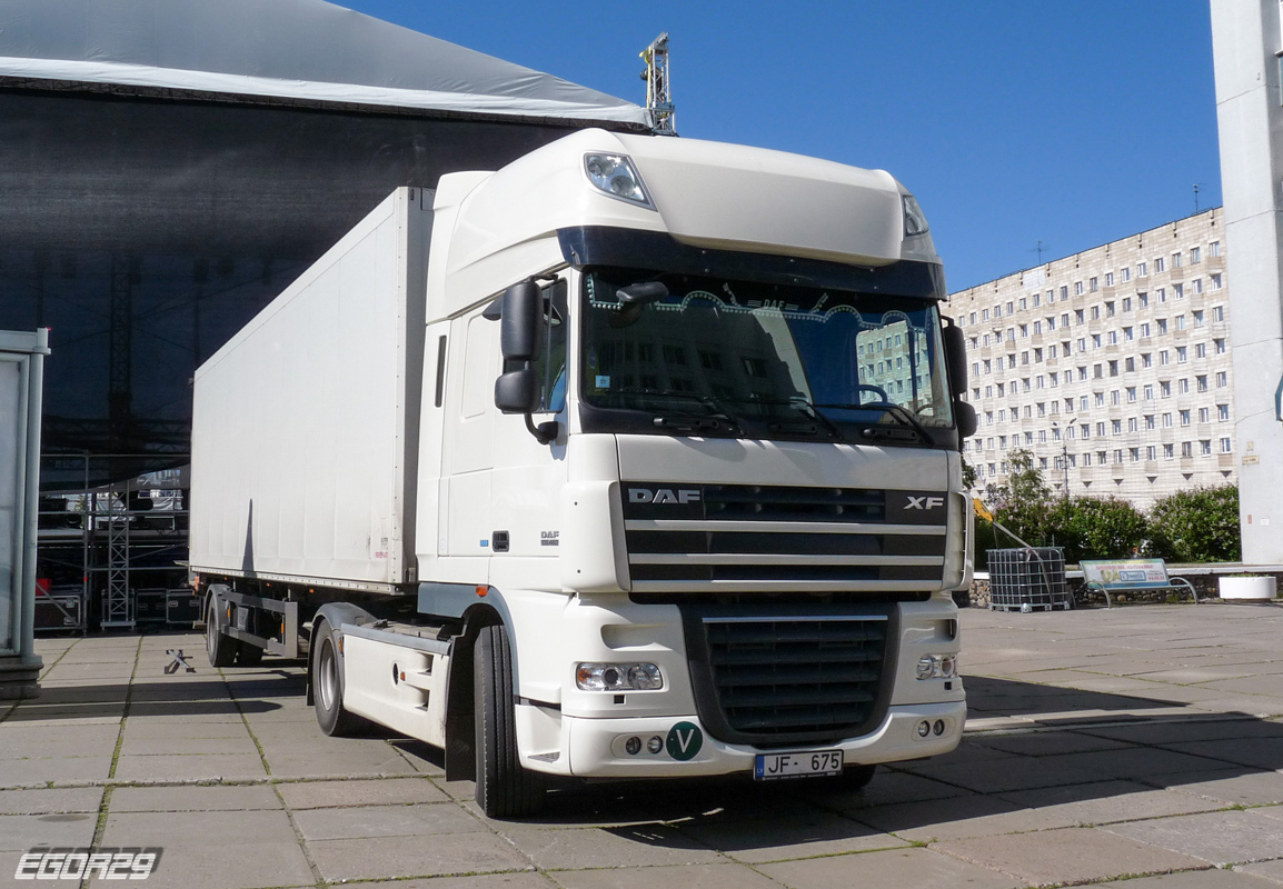 Латвия, № JF-675 — DAF XF105 FT