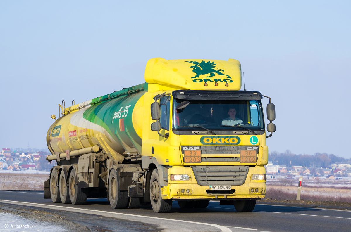 Львовская область, № ВС 5126 ВК — DAF CF85 FT