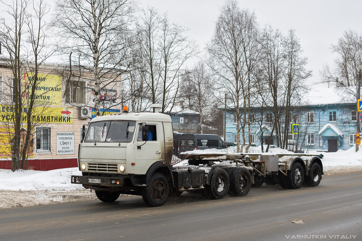 Архангельская область, № С 589 НТ 29 — КамАЗ-5410