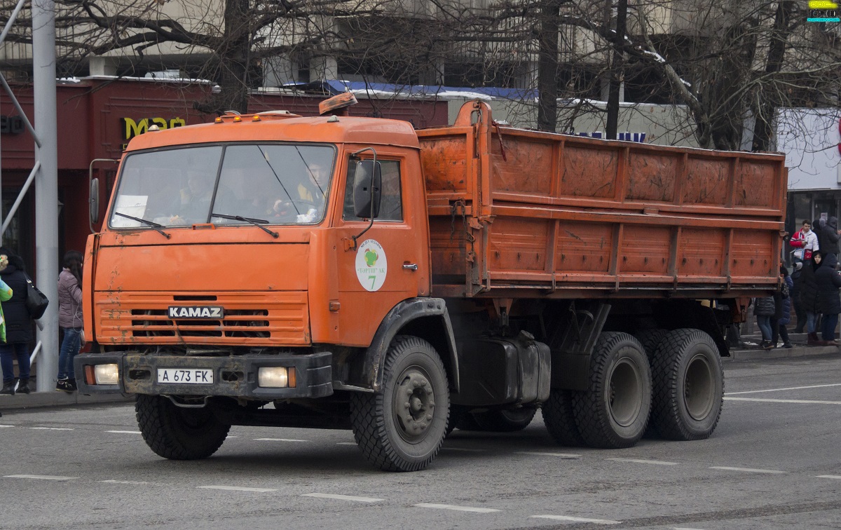 Алматы, № A 673 FK — КамАЗ-53205 [532050]