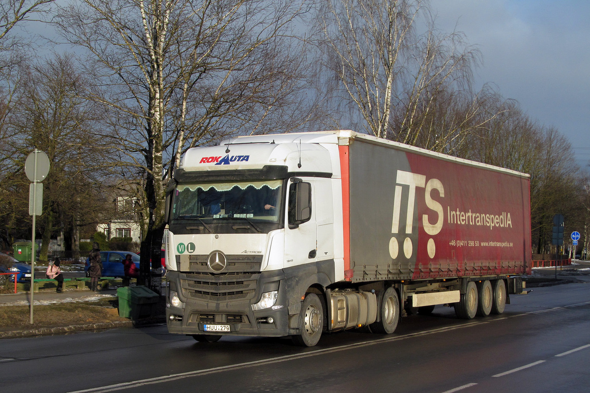 Литва, № HUU 279 — Mercedes-Benz Actros ('2011) 1845