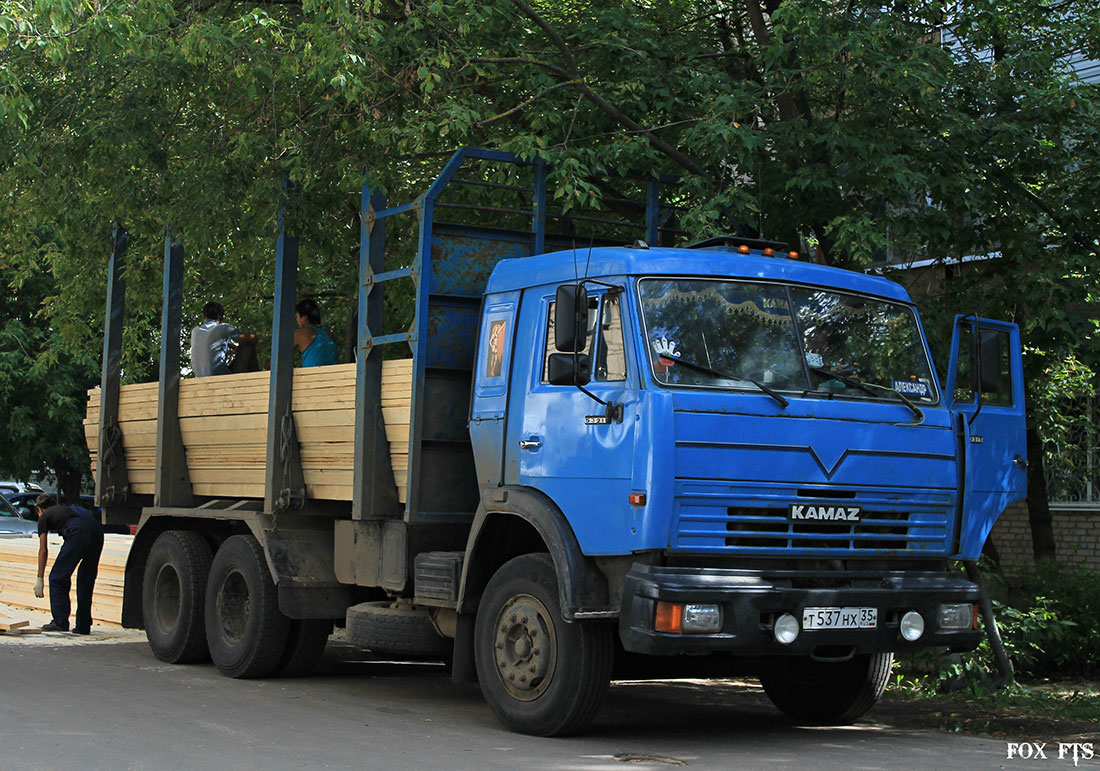 Вологодская область, № Т 537 НХ 35 — КамАЗ-53215-15 [53215R]