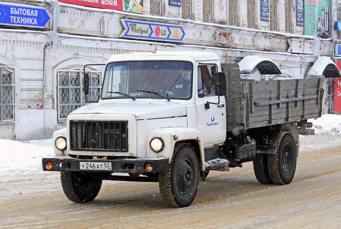 Нижегородская область, № У 246 АТ 52 — ГАЗ-3307