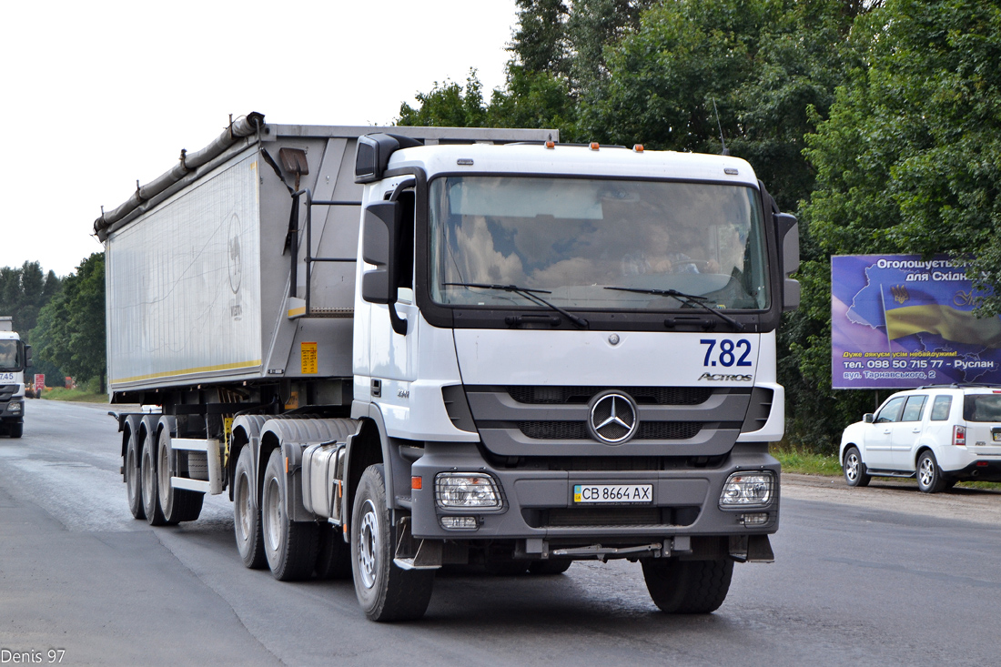 Черниговская область, № СВ 8664 АХ — Mercedes-Benz Actros ('2009) 3341