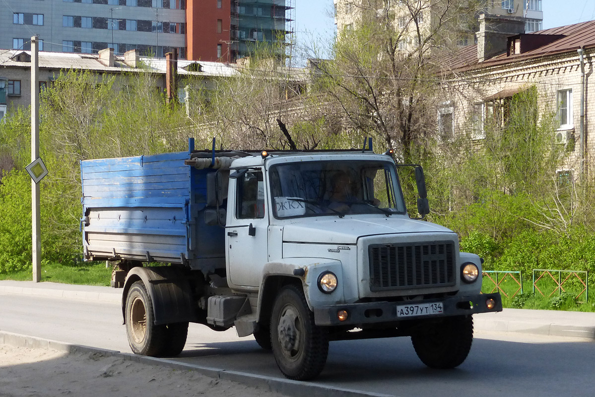 Волгоградская область, № А 397 УТ 134 — ГАЗ-3309