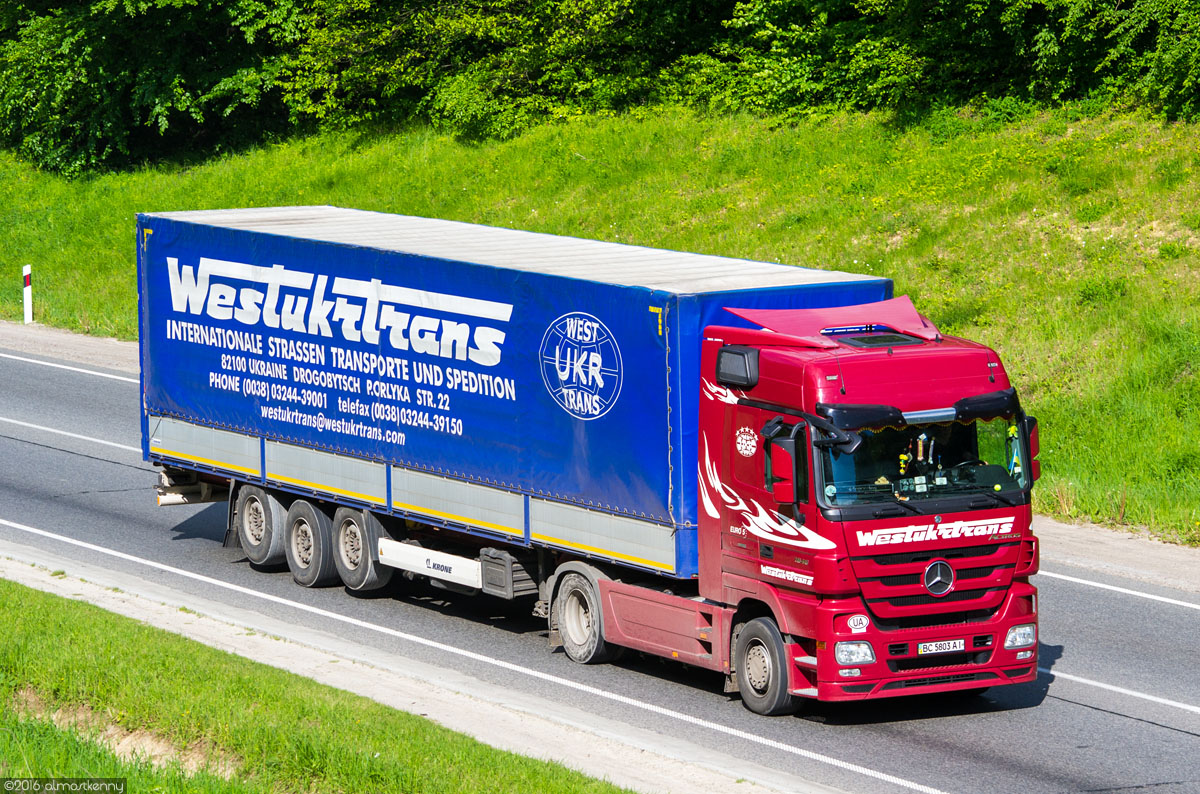 Львовская область, № ВС 5803 АІ — Mercedes-Benz Actros ('2009) 1846