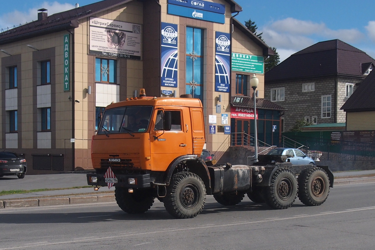 Ханты-Мансийский автоном.округ, № А 549 АС 186 — КамАЗ-4310