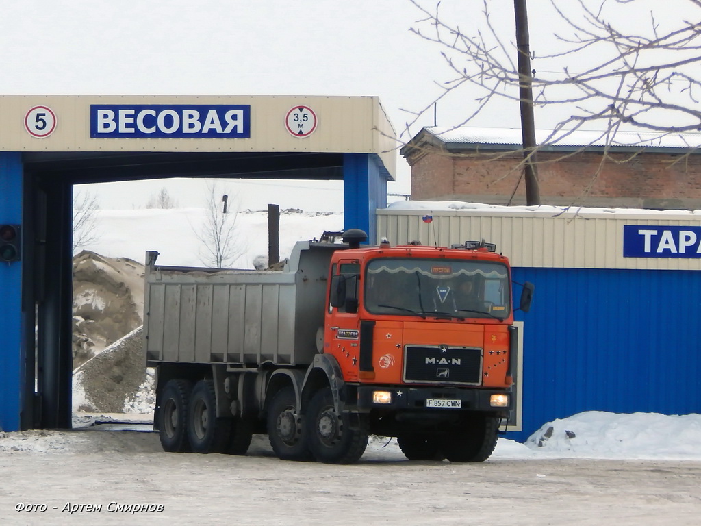 Восточно-Казахстанская область, № F 857 CWN — MAN F8 (общая модель)