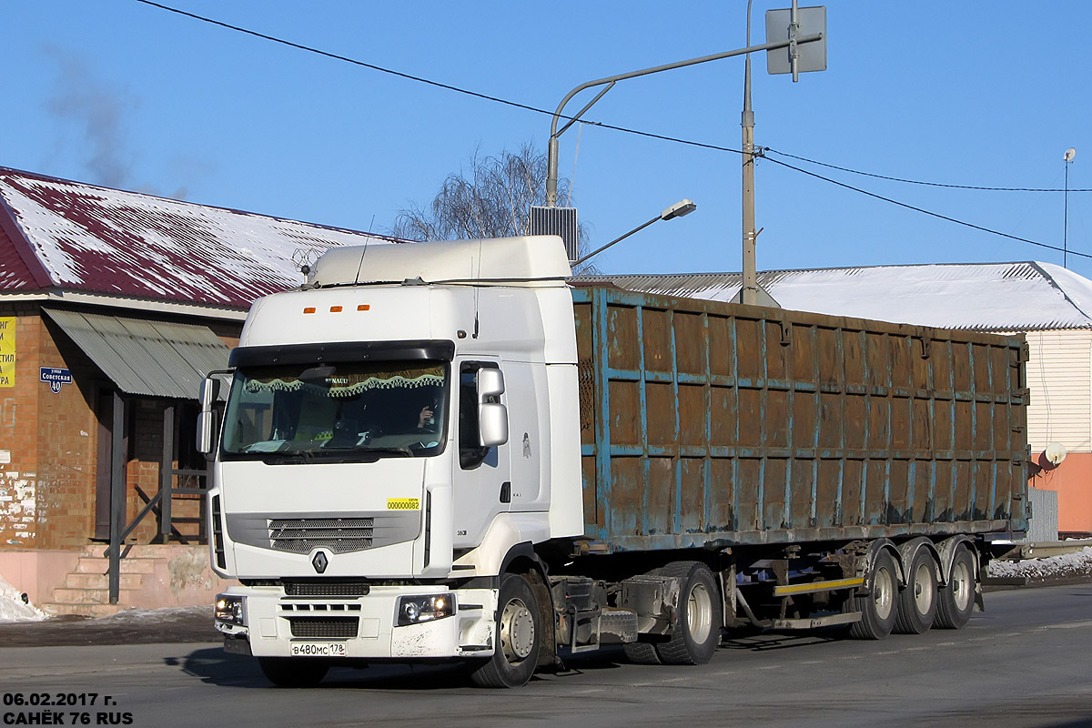 Санкт-Петербург, № В 480 МС 178 — Renault Premium ('2006) [X9P]