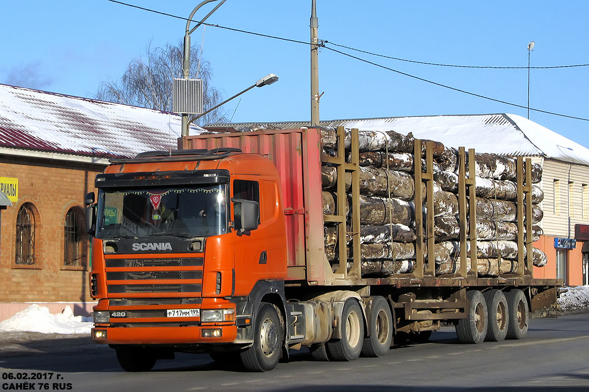 Москва, № Р 717 ММ 199 — Scania ('1996) R420