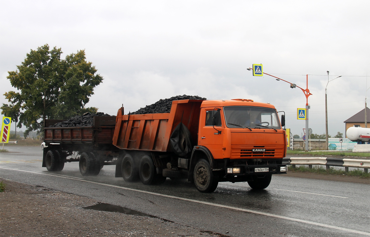 Красноярский край, № О 163 ЕТ 124 — КамАЗ-65115 [651150]