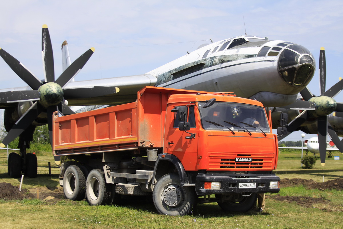 Ульяновская область, № А 296 СВ 73 — КамАЗ-65115 (общая модель)