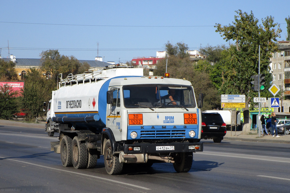 Волгоградская область, № О 412 ВН 31 — КамАЗ-5320