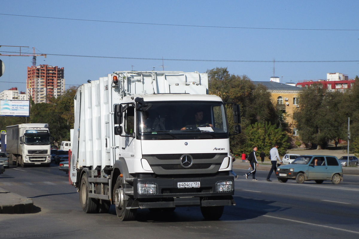 Волгоградская область, № В 404 СС 134 — Mercedes-Benz Axor (общ.м)