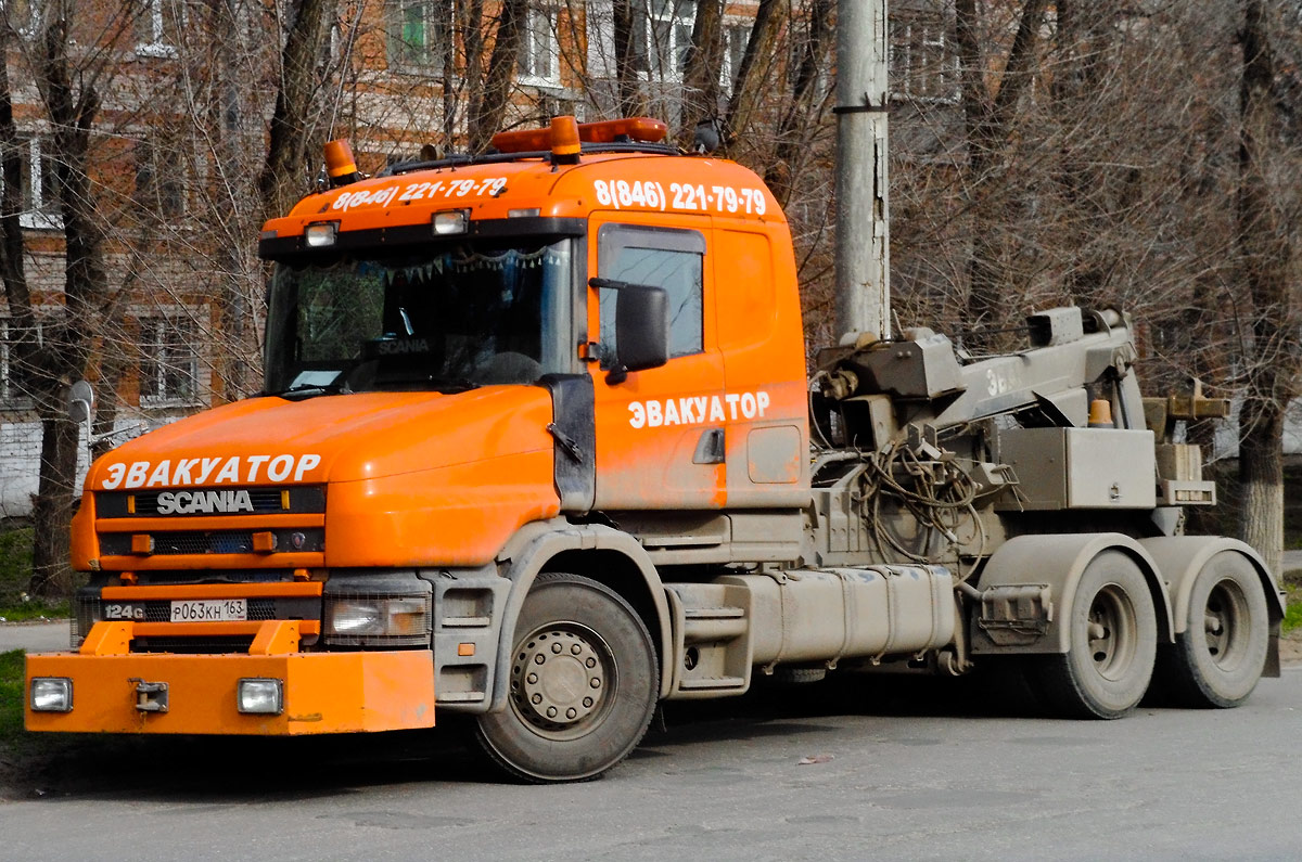Самарская область, № Р 063 КН 163 — Scania ('1996) T-Series 124G