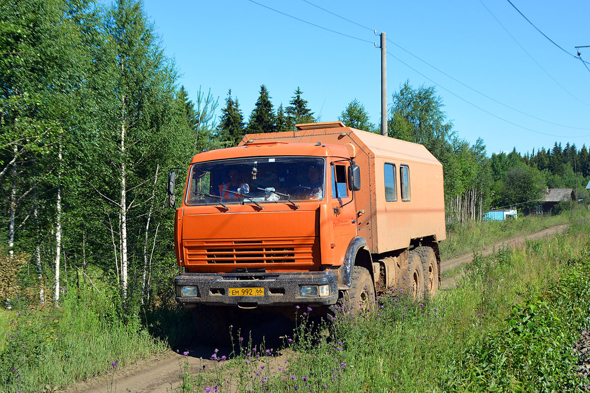 Свердловская область, № ЕМ 992 66 — КамАЗ-43114-15 [43114R]