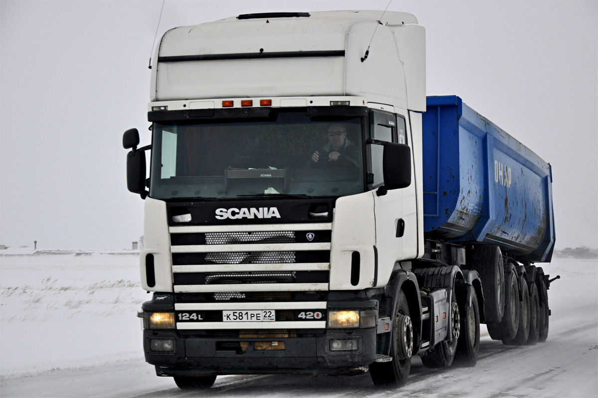 Алтайский край, № К 581 РЕ 22 — Scania ('1996) R124L