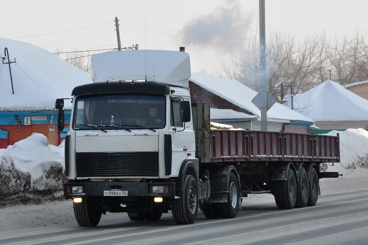 Омская область, № С 098 ЕУ 55 — МАЗ-543203