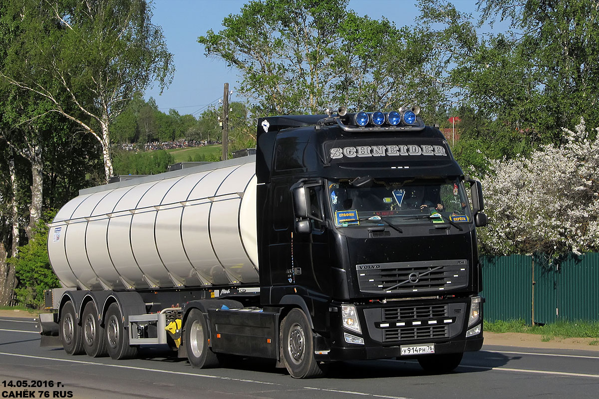 Ярославская область, № У 914 РН 76 — Volvo ('2008) FH.460