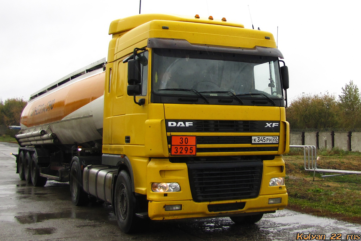 Алтайский край, № К 345 РН 22 — DAF XF95 FT