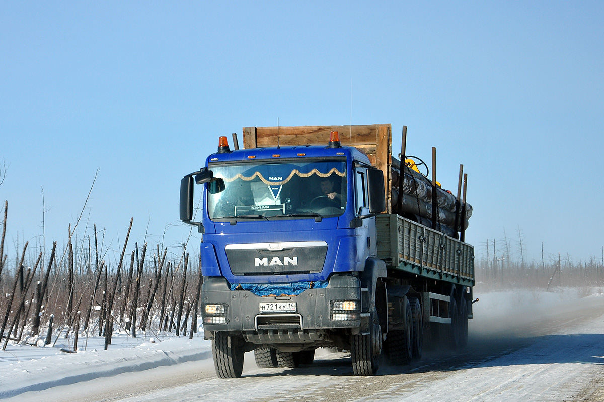 Саха (Якутия), № Н 721 КУ 14 — MAN TGS ('2007) 33.480