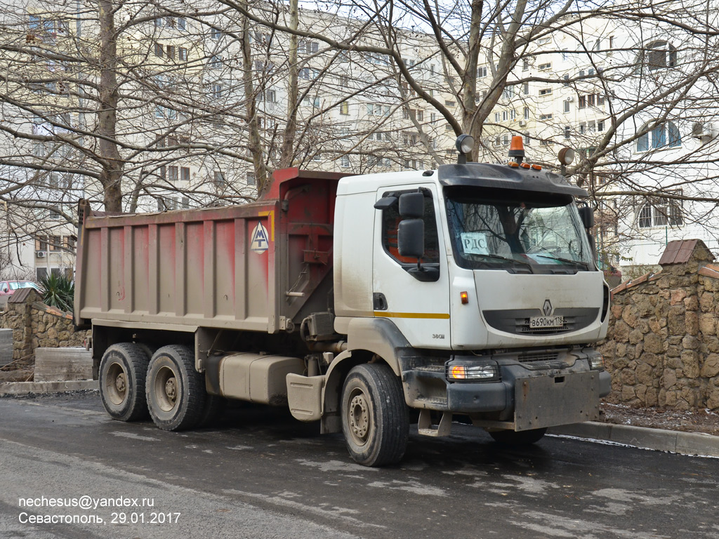 Санкт-Петербург, № В 690 КМ 178 — Renault Kerax [X9P]