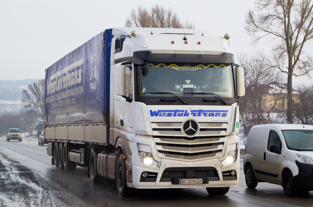 Львовская область, № ВС 0316 ЕХ — Mercedes-Benz Actros ('2011) 1848