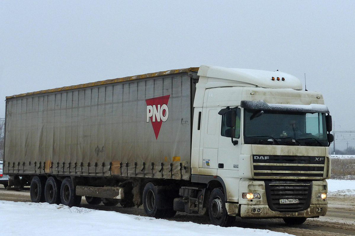 Волгоградская область, № А 267 ММ 134 — DAF XF105 FT