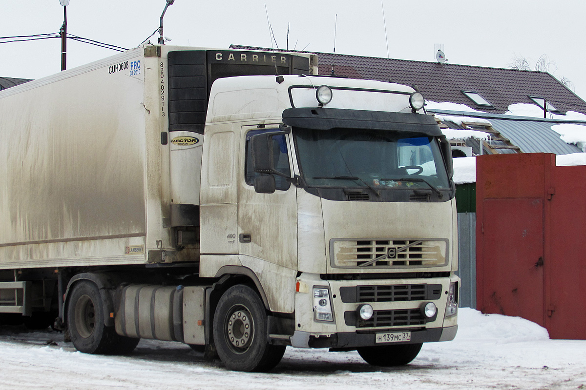 Ивановская область, № Н 139 МС 37 — Volvo ('2002) FH-Series