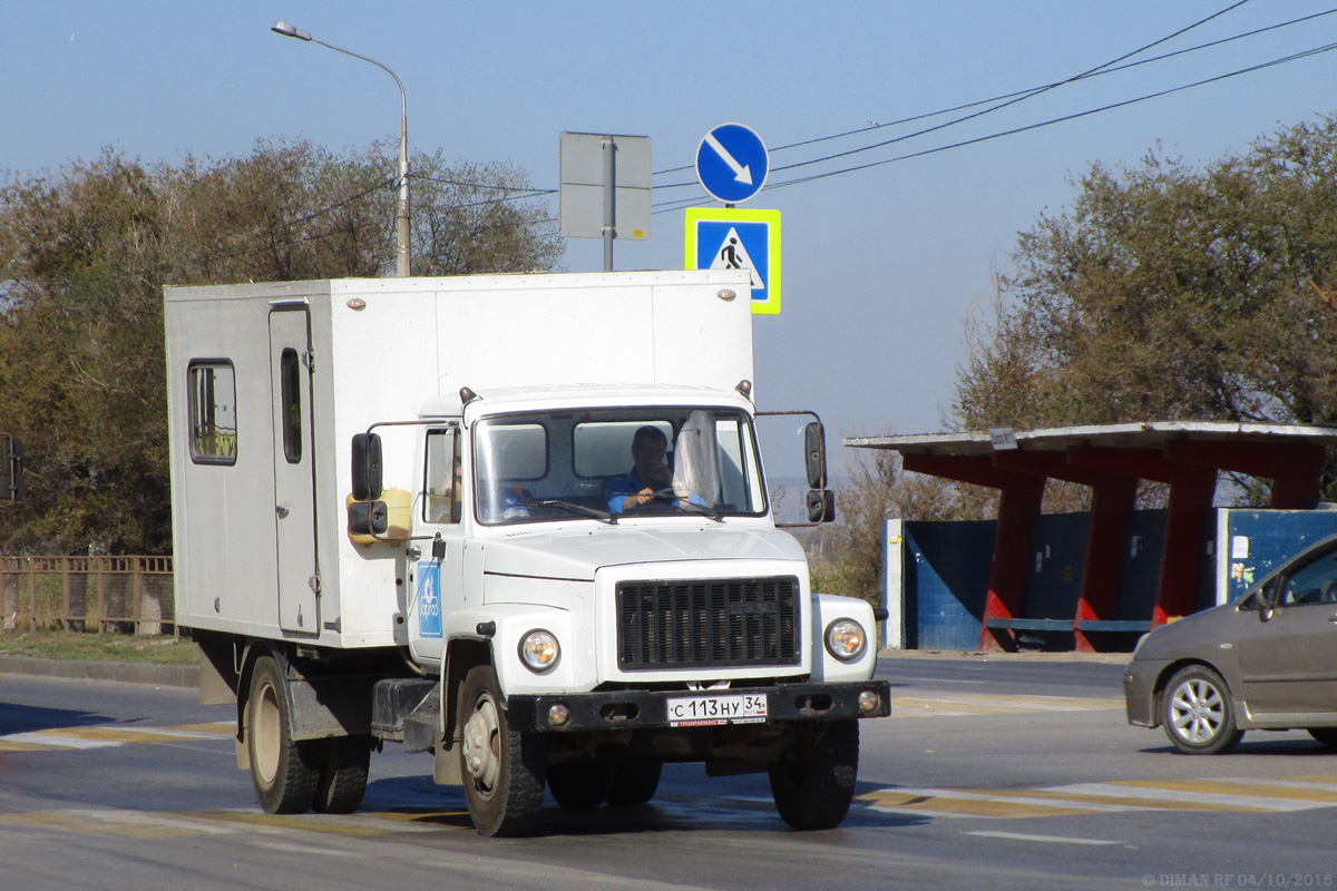 Волгоградская область, № С 113 НУ 34 — ГАЗ-3309