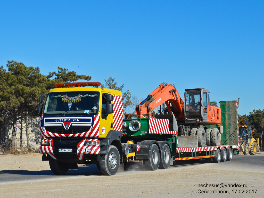 Севастополь, № Е 374 НХ 777 — Renault Kerax