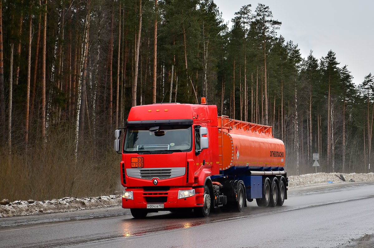 Московская область, № У 004 ОВ 150 — Renault Premium ('2006) [X9P]