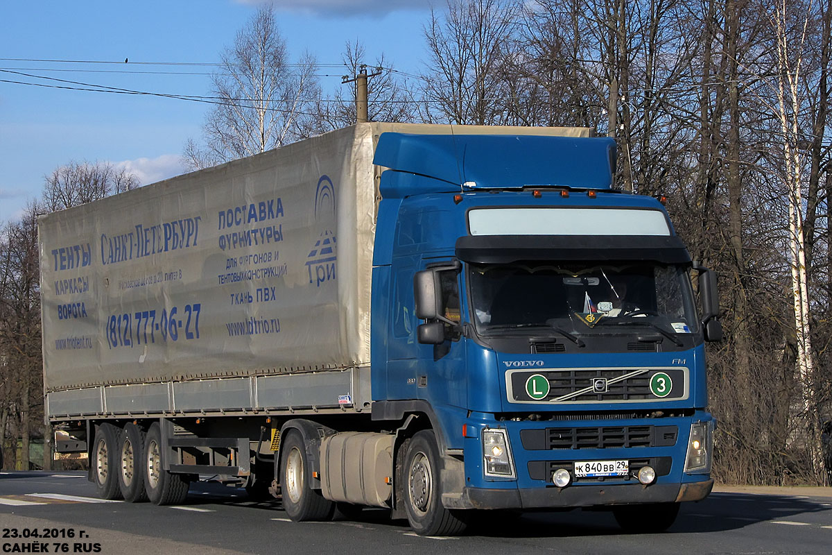 Архангельская область, № К 840 ВВ 29 — Volvo ('2002) FM12.380