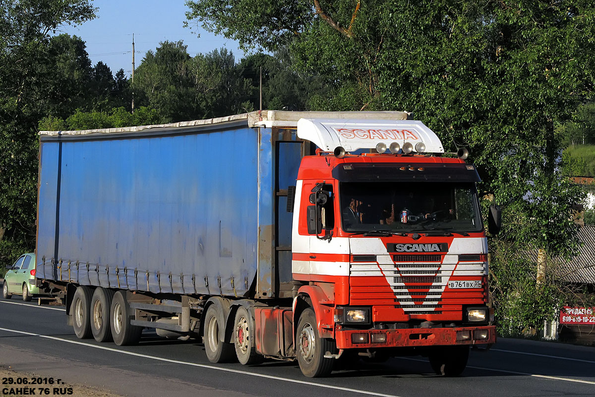 Вологодская область, № В 761 ВХ 35 — Scania (II) R113M