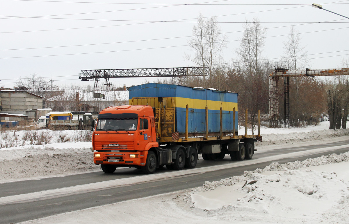 Красноярский край, № О 383 АХ 124 — КамАЗ-6460 [646000]; Красноярский край, № МН 0653 24 — МАЗ (общая модель)