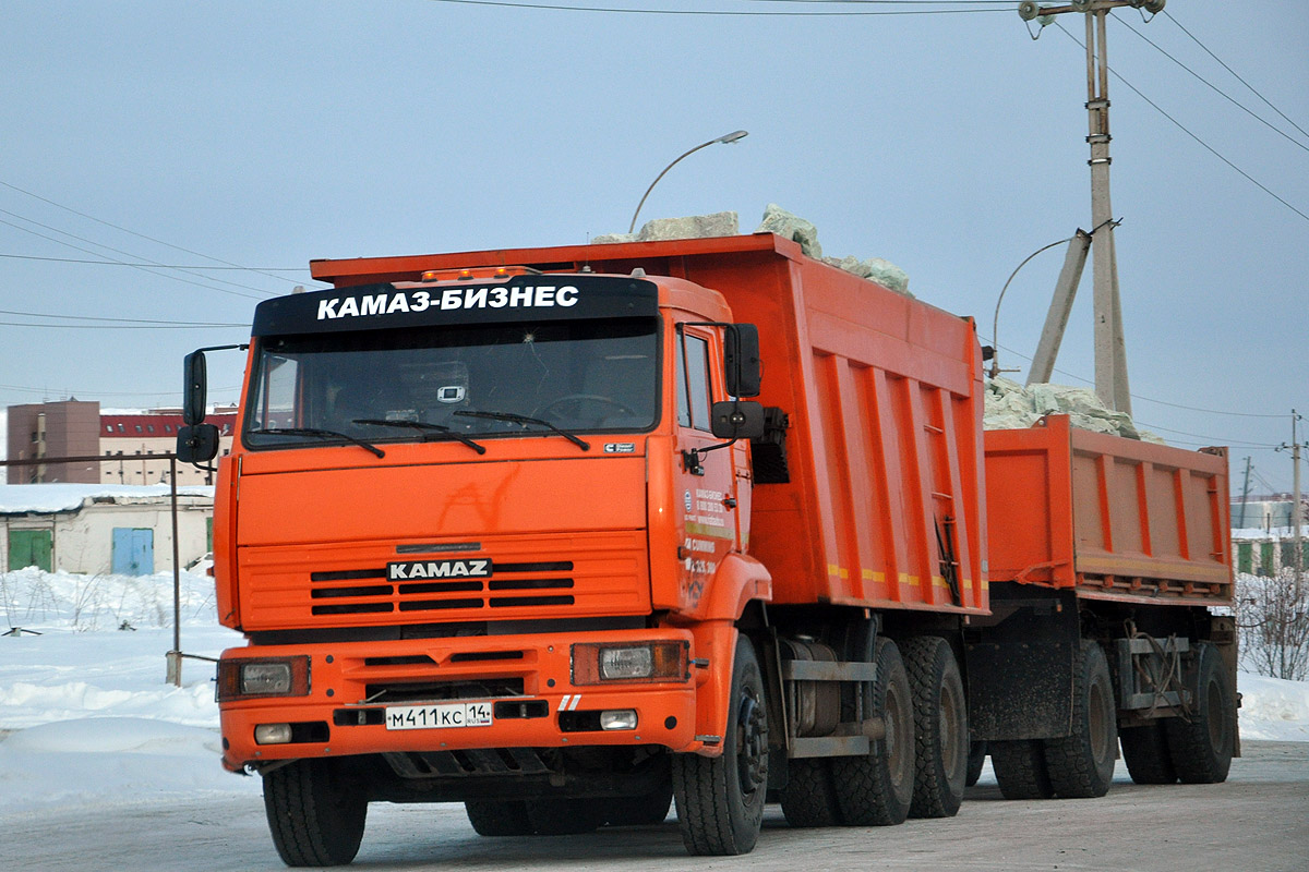 Саха (Якутия), № М 411 КС 14 — КамАЗ-6520-06 [65200F]